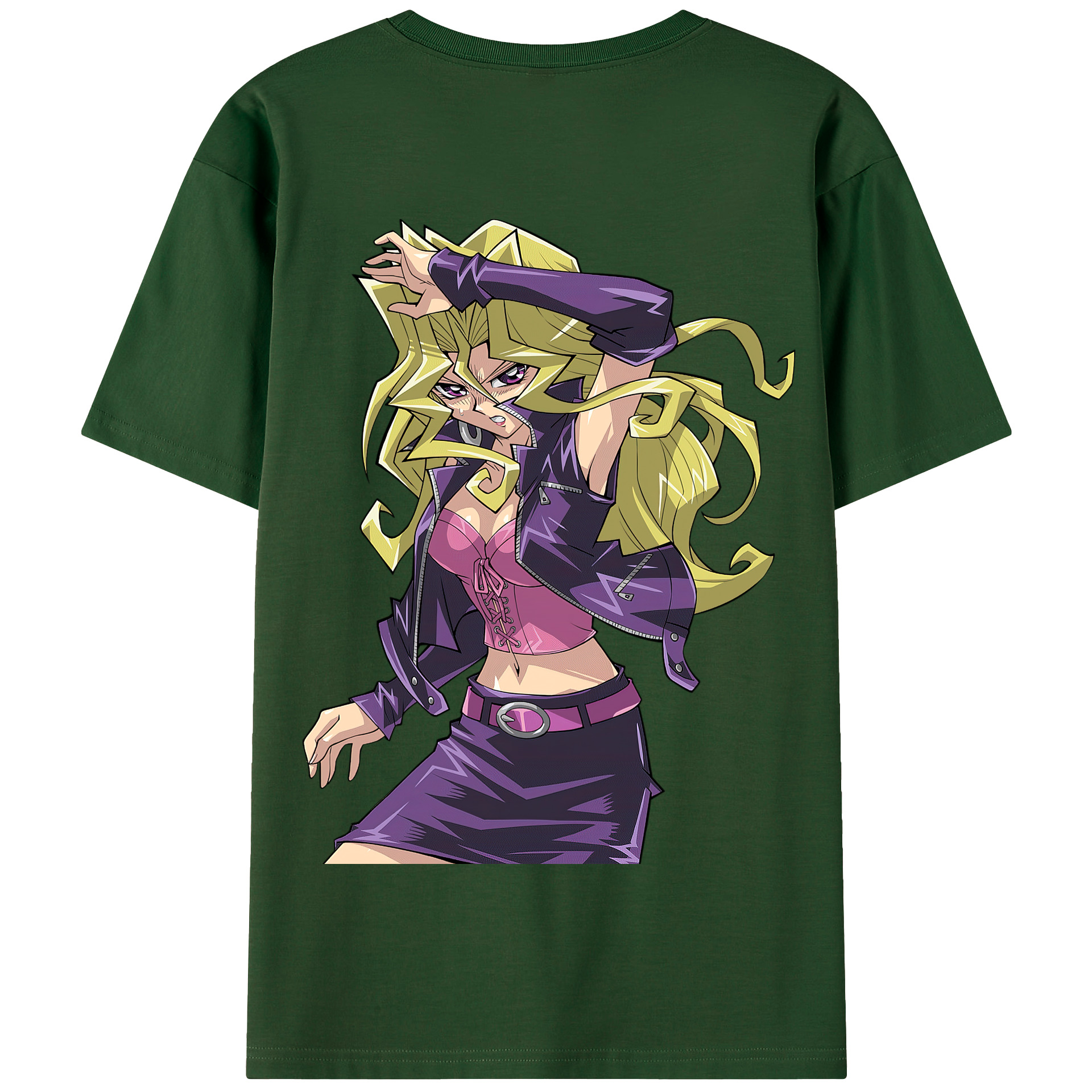 （画像用） 遊☆戯☆王 Yu-Gi-Oh! 綿100％半袖Tシャツ（背面プリント）